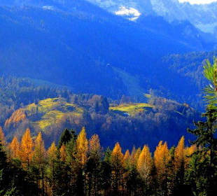 Die Alpspitze im Spätherbst