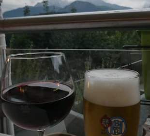 Restaurant Akropolis: auf der Terrasse, Biergarten