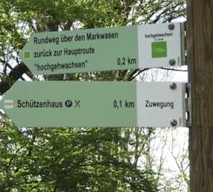 Wanderweg Hochgehwachsen