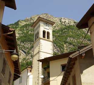 Bergdorf Timau im Dorfkern