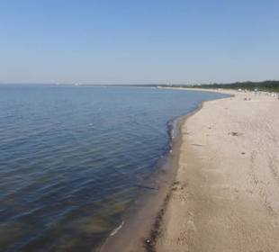 Am Strand von Heringsdorf (Blick Ri. Ahlbeck)