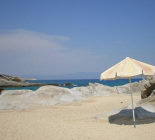 Der Strand ganz in der Nähe vom Maistrali