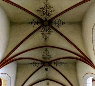 Kreuzrippengewölbe der Albani-Kirche