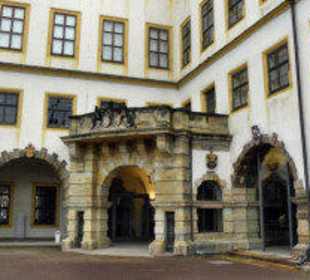 Blick in den Schlosshof