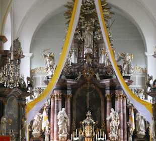 In der Kirche St. Peter und Paul in Salmünster