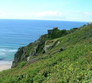 Küste Porthcurno