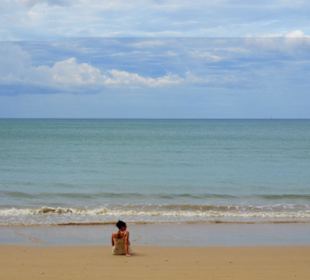 Ein ganzer Strand für mich allein