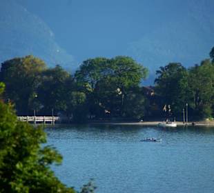 Der Chiemsee mit Insel
