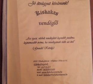  Restaurant Kiskakas Vendéglő in Székesfehérvár