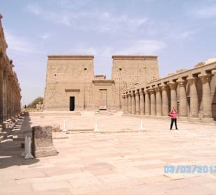 Philae Tempel - kaum einer da.