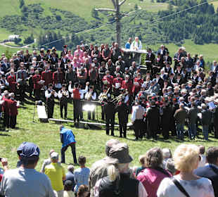 Chortreffen mit Berggottesdienst auf dem Puflatsch