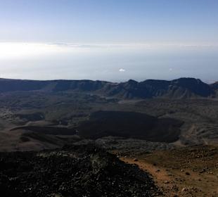 Widok z Teide Duża Kaldera