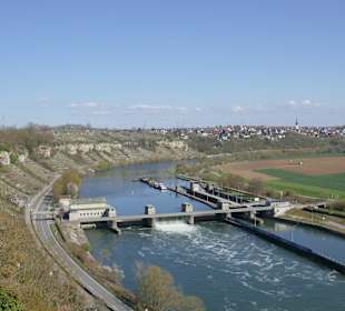 Der Neckes mit der Staustufe