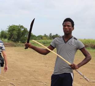 Auf der Zuckerrohrplantage