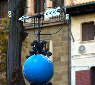 Spitze der Wetterstation