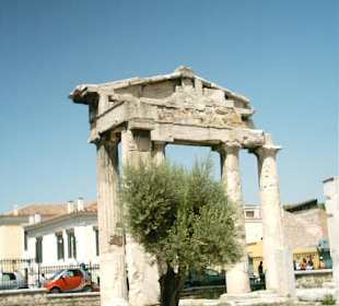 Nel parco del Partenone