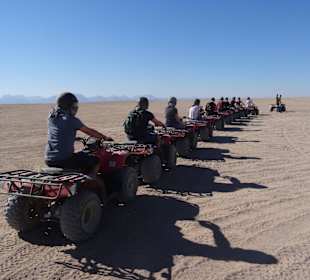In der Wüste mit den Quads unterwegs