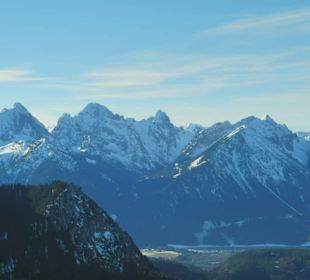 Tannheimer Berge vom Falkenstein gesehen