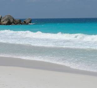 Strand, Anse Georgette, Praslin, Seychellen