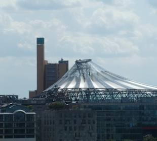 Blick vom Dach des Reichstagsgebäudes