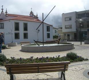 Plazza mit Springbrunnen