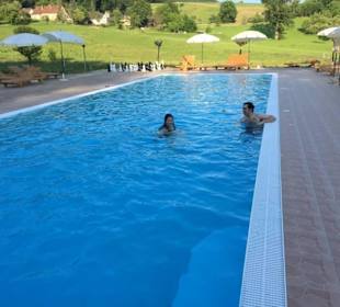 Pool im Baumhotel