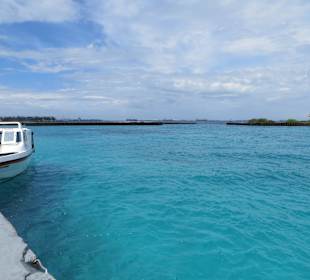Abholung am Flughafen mit dem Speedboot
