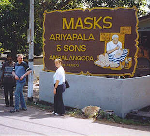 Maskenfabrik in Ambalangoda