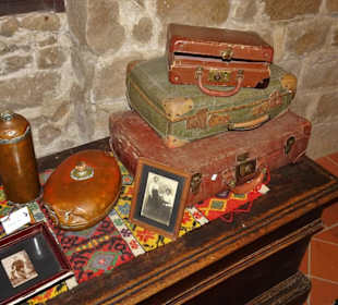 Historisches Schlafzimmer im Museo Etnografico