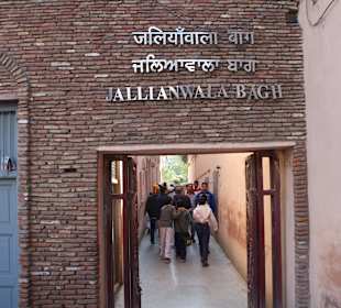 Eingang in Jallianwala Bagh