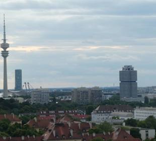 Blick von der Dachterrasse der M'Uniqo Rooftop Bar