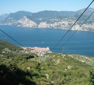 Auffahrt zum Monte Baldo