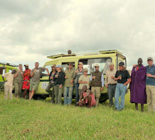 Die Wildlife-Mannschaft am letzten Tag