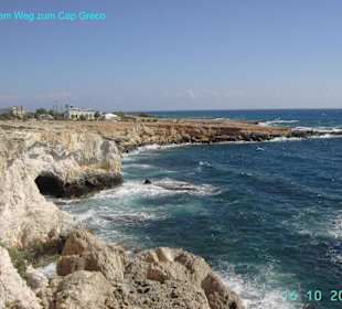 Auf dem Weg zum Cap Greco
