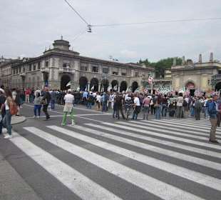 Europa - Wahlkampf in Bergamo