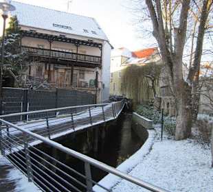 Festung im Winter, an der Queich
