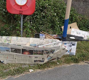 Schwimmfähige Papierboote