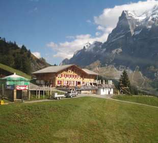 Ankunft am Berggasthof "Bort"