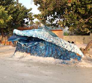 Pomnik delfinów na Maafushi