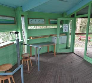 Vogelbeobachtungsstation im Natureum