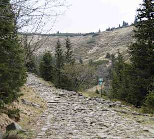 Berg Schneekoppe/Śnieżka