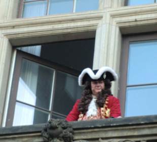 August der Starke bei der Parade