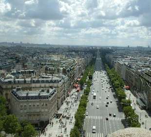 Blick vom Arc de Triomphe