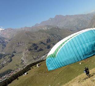 Paragliding in Kazbegi