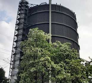 Der Gasometer vom Eingangsbereich