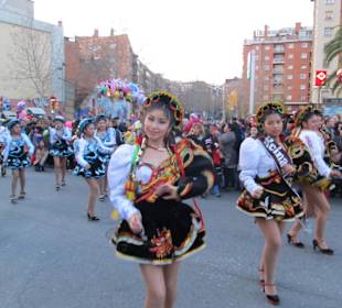 Karnavalsumzug Barcelona 14.02.2015