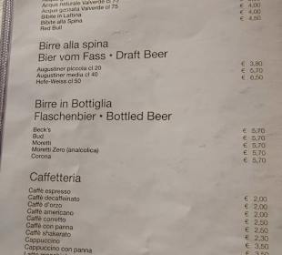 Speisekarte Stand: 06/2023
