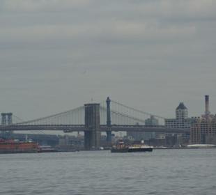 Blick auf die Brooklyn Bridge