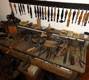 Werkstatt eines Schuhmachers