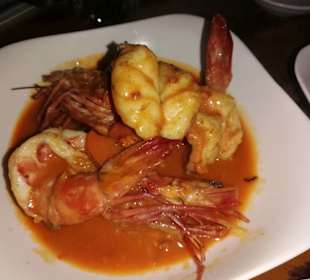 Abendessen in einem Standrestaurant